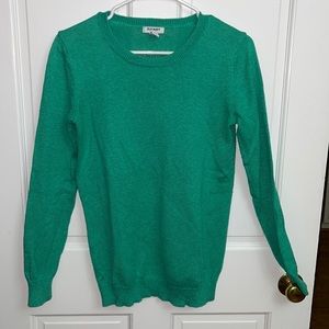 Green sweater!